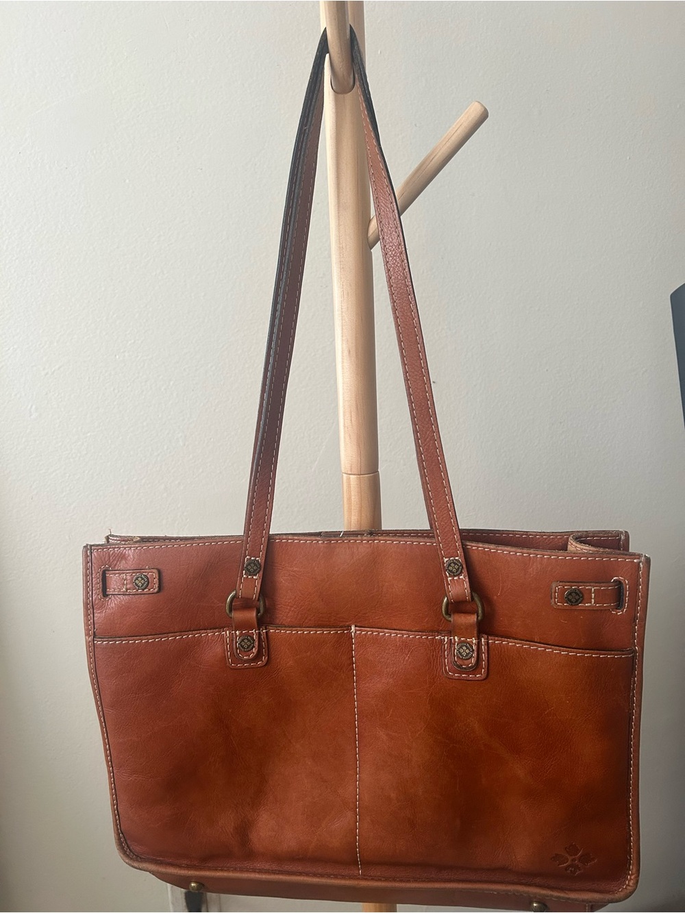 Patricia Nash Leather Tote Bag  - Classic